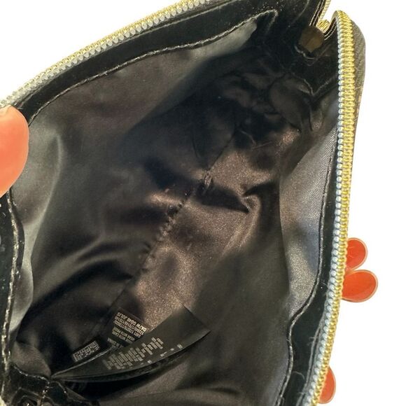 Ted Baker Black and Pink Bow Make Up Bag - Picture 8 of 10